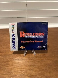 Revelations The Demon Slayer Nintendo Gameboy Color GBC NUR Anleitung - Bild 1 von 6