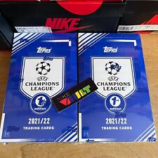 2021-22 Topps UEFA Champions League Soccer 1st Edition Hobby Box SEALED IN HAND