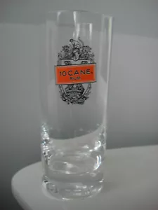 10 CANE RUM PLASTIC CLEAR GLASS - BRAND NEW - PERFECT FOR AROUND THE POOL - Picture 1 of 8