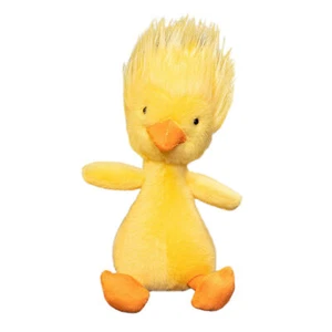 Jellycat Fried Yellow Duck Plush Toy Doll 26cm Fried Hair Funny Duck Toy - Picture 1 of 8