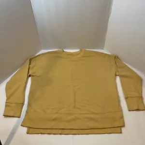 Maglione Time and Tru manica lunga giallo taglia LG 10/12 - Foto 1 di 10