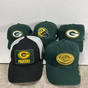 Green Bay Packers Fanatics Hats Adjustable Cap NFL Football Fan Gear - Picture 1 of 25