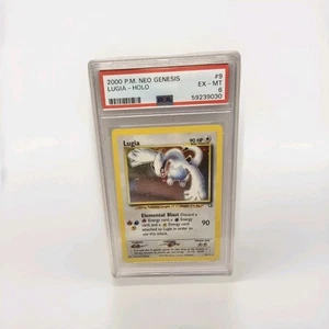 Pokemon 2000 Neo Genesis Lugia Holo PSA 6 With Nice Swirl - Picture 1 of 3