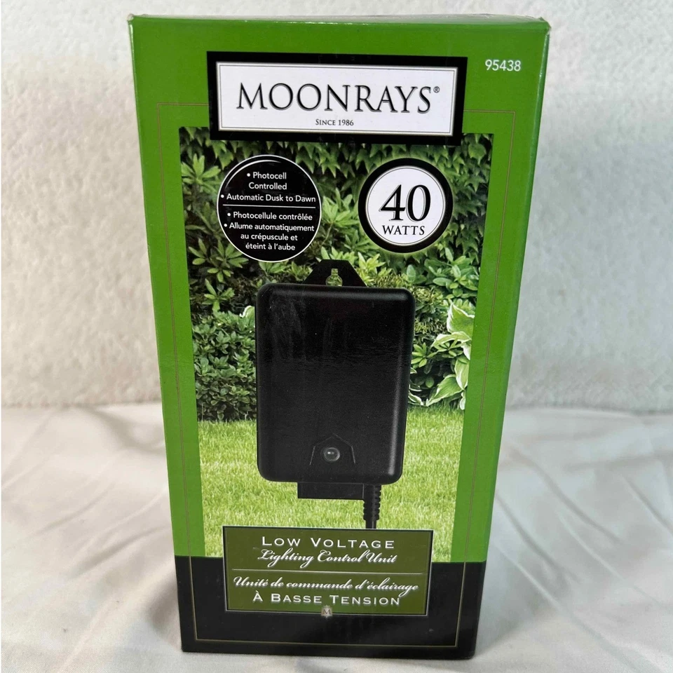 Moonrays 40 Watts Low Voltage Lighting Control Unit Photocells Dusk Dawn 95438 - Image 1 of 4