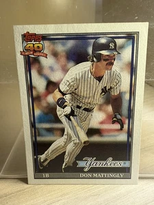 1991 Topps #100a Don Mattingly - Bild 1 von 2