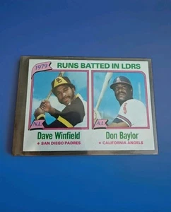 baseball card 1979 David Winfield Don Baylor RBI Leaders Topps 1980 #203 Vtg  - Picture 1 of 2