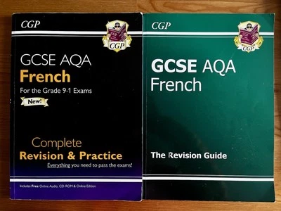 GCSE AQA French Revision and Practice CD & Revision Guide Bundle  - Image 1 of 2