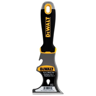 DEWALT 9-in-1 Painter's Tool | Carbon Steel w/Soft Grip Handle | DXTT-2-200 - Image 1 of 4