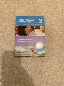 Adobe Photoshop Elements 2022 & Adobe Premiere Elements 2022 Upgrade Disc - Picture 1 of 1