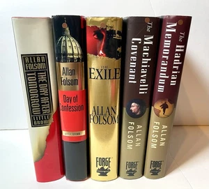 Allan Folsom John Barron/Nicholas Marten Book Lot Complete Series 1st Ed. HC DJ - Picture 1 of 19