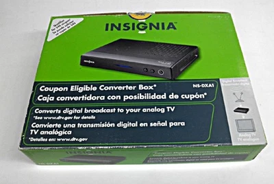 Nuevo Insignia NS-DXA1 TV Convertidor Caja Convierte Digital a Analógico TV Completo Foto 1 de 4