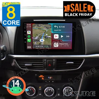 8-Kern 4+64GB Android 14 Autoradio GPS Navi Für Mazda 6 MAZDA 6 GJ GL 2013-2015 - Bild 1 von 4