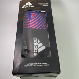 Adidas Predator SG Competition H43744 Adult Blue Slip In Shield With Sleeve - Picture 1 of 5