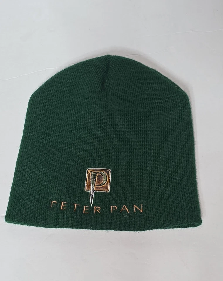 Gorro tejido Peter Pan adulto OS verde bordado Foto 1 de 3