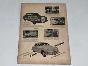 Vintage Kaiser Traveler 2 Cars-in-One 1949 Kaiser Frazer Magazine Ad - Picture 1 of 4