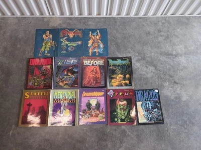 Lote de RPG Shadowrun - 9 libros + pantalla GM - Arlequín, Dreamchipper, Seattle FASA  Foto 1 de 4
