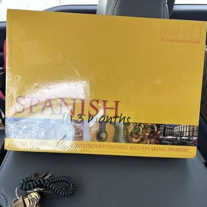 Spanish in 3 Months CD Language Course 3 Audio CD'S & Essential Guide New Sealed - Picture 1 of 3