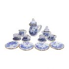 1/6 1/12 Miniature Dining Ware Porcelain Tea Cup Set Dollhouse Accessories