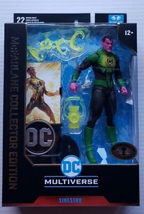 NEU 2023 DC Multiversum Sinestro Grün McFarlane Platin Sammleredition Jagd - Bild 1 von 2