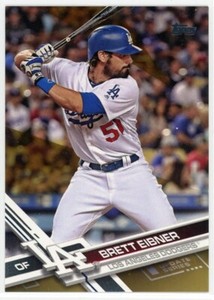 2017 Topps Update Series Baseball Brett Eibner Gold /2017 #US298