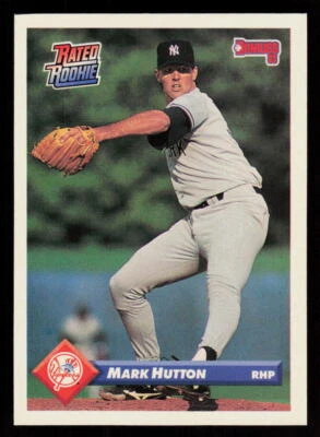 1993 Donruss Mark Hutton #671  Baseball  New York Yankees  RR - Image 1 of 2