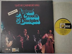 ANDRAE CROUCH & THE DISCIPLES "LIVE" AT CARNEGIE HALL LIGHT REC LS-5602-LP US LP - Picture 1 of 2