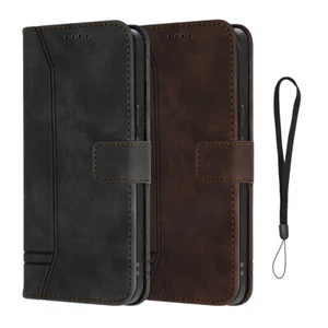 Flip Wallet Stand Case Cover for Google Pixel 9 Pro XL Samsung Galaxy S24 Ultra - Picture 1 of 19