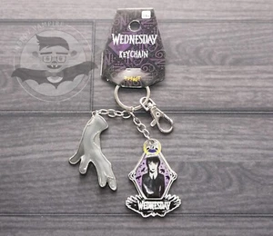 Wednesday Adams and Thing Keychain, Spirit Halloween Store Exclusive Collectible - Picture 1 of 6