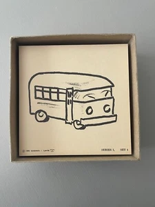 Vintage 1960s 6''x6'' Picture Word Cards Goldstein-Leavitt Learning Education - Picture 1 of 7