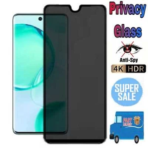 Temperd Glass For LG K42 K52 OnePlus X10 X20 Honor X8 Privacy Screen Protector - Picture 1 of 3