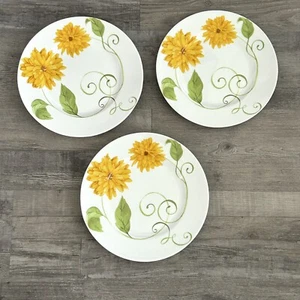 Set 3 piatti Westbury Court Lyrical Blooms girasole perenne floreale - Foto 1 di 6