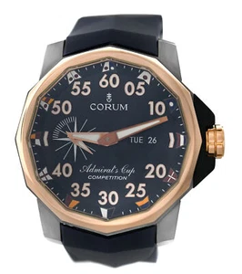 Corum Admiral's Cup Competition 947.931.05 18k Rose Gold Titanium 47MM Men Watch - Picture 1 of 7