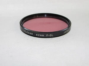 Used Telesar F-DL 62mm Lens Filter Made in Japan (scratched) - Picture 1 of 2