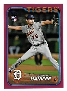2024 Topps Series 2 Mothers Day #369 Brenan Hanifee Detroit Tigers RC #'d/50 SP - Foto 1 di 2