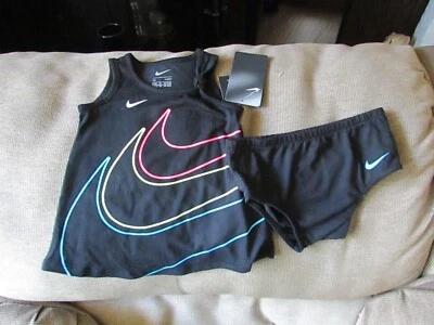 Conjunto de vestido de 2 piezas Nike para bebés niñas talla 12 meses nuevo con etiquetas Foto 1 de 4