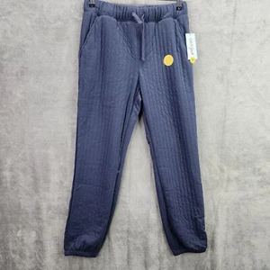 Boys Navy Blue Cat & Jack Ribbed Sweatpants Jogger Pants Drawstring Size XL - Picture 1 of 9
