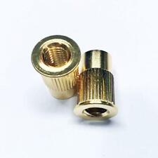 Faber 3081-2 Tailpiece Insert Bushings (Metric) Gloss Gold for sale