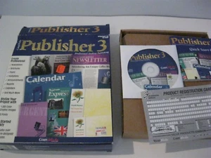 Publisher 3 PC big box complete CD-ROM Compuworks - Picture 1 of 2