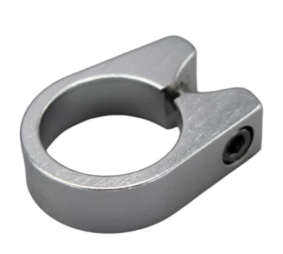 Microtech Sattelklemmschelle Sattelklemme 34,9 mm CHROM Silber ca. 29g - NEU - Bild 1 von 3