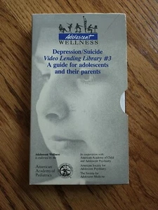 VHS Tape Depression /Suicide Guide for Adolescents and Parents Educational 1988 - Bild 1 von 2