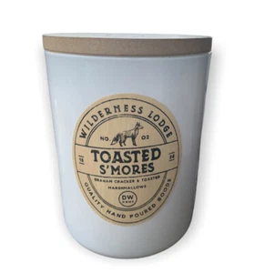 DW Home Wilderness Lodge Toasted S’mores Candle Graham Crackers Marshmallows - Picture 1 of 3