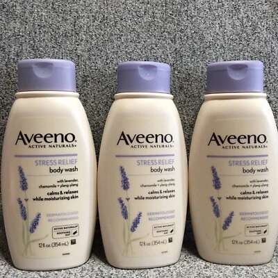 3*  Aveeno Active Naturals Lavender Scent Stress-Relief Bodywash With Chamomile - Image 1 of 4