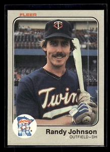 Fleer #617 1983 Randy Johnson conjunto de novato descanso como nuevo + Minnesota Twins cantidad disponible - Imagen 1 de 2