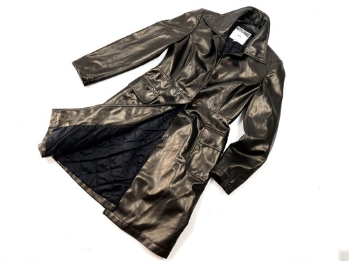 RARO VINTAGE Cappotto Trench Lungo MOSCHINO Donna Autentici Donna MOSCHINO Bronzo Metallico 8