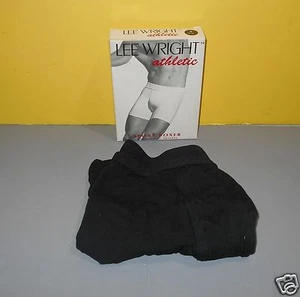 New Lee Wright Athletic Sport Boxer Cotton Spandex Black Underwear Small 28-30 - Picture 1 of 1