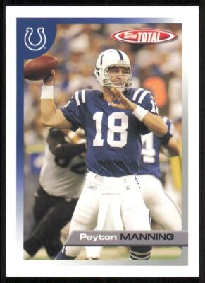 2005 Topps Total Team Checklists #TC14 Peyton Manning - Image 1 of 2