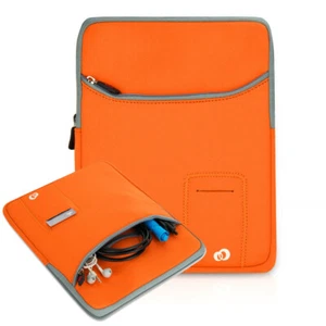 Orange Vertical Soft Padded Tablet Carry Sleeve For 12 inch iPad Pro / iPad 12.9 - Picture 1 of 6