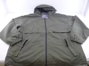 NEW Men's Ultra Club Microfiber Hooded Full Zip Jacket- XL, Olive Green (8908) - Picture 1 of 16