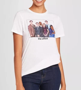 Women's The Office Short Sleeve Graphic T-Shirt White Size XS - Picture 1 of 9