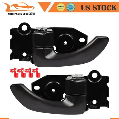 2 piezas manijas de puerta interiores delanteras izquierda derecha para Hyundai Santa Fe 2001-2005 2006 Foto 1 de 4